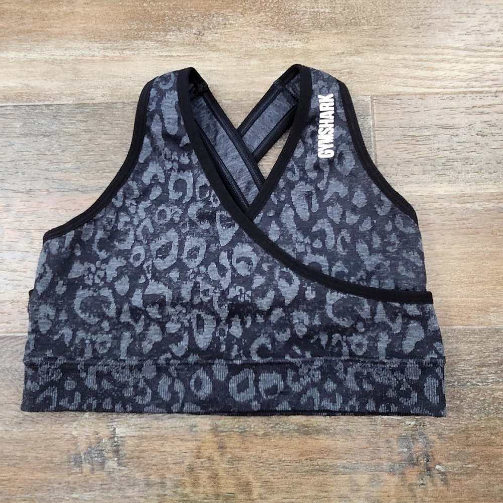 Gymshark Adapt Leopard Print Seamless Sports Bra … - image 2